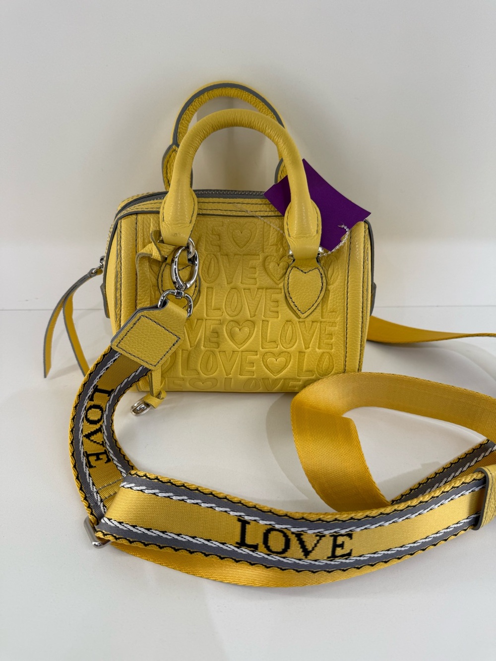 Brighton MINI Deeply IN LOVE Boston W Guitar Strap Bag